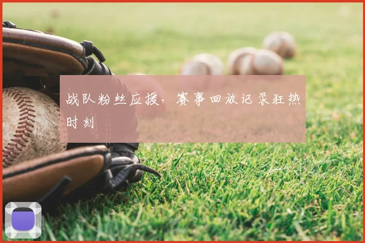 战队粉丝应援，赛事回放记录狂热时刻
